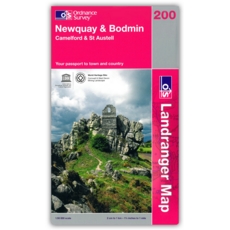MAP,O/S Newquay & Bodmin (with Download)
